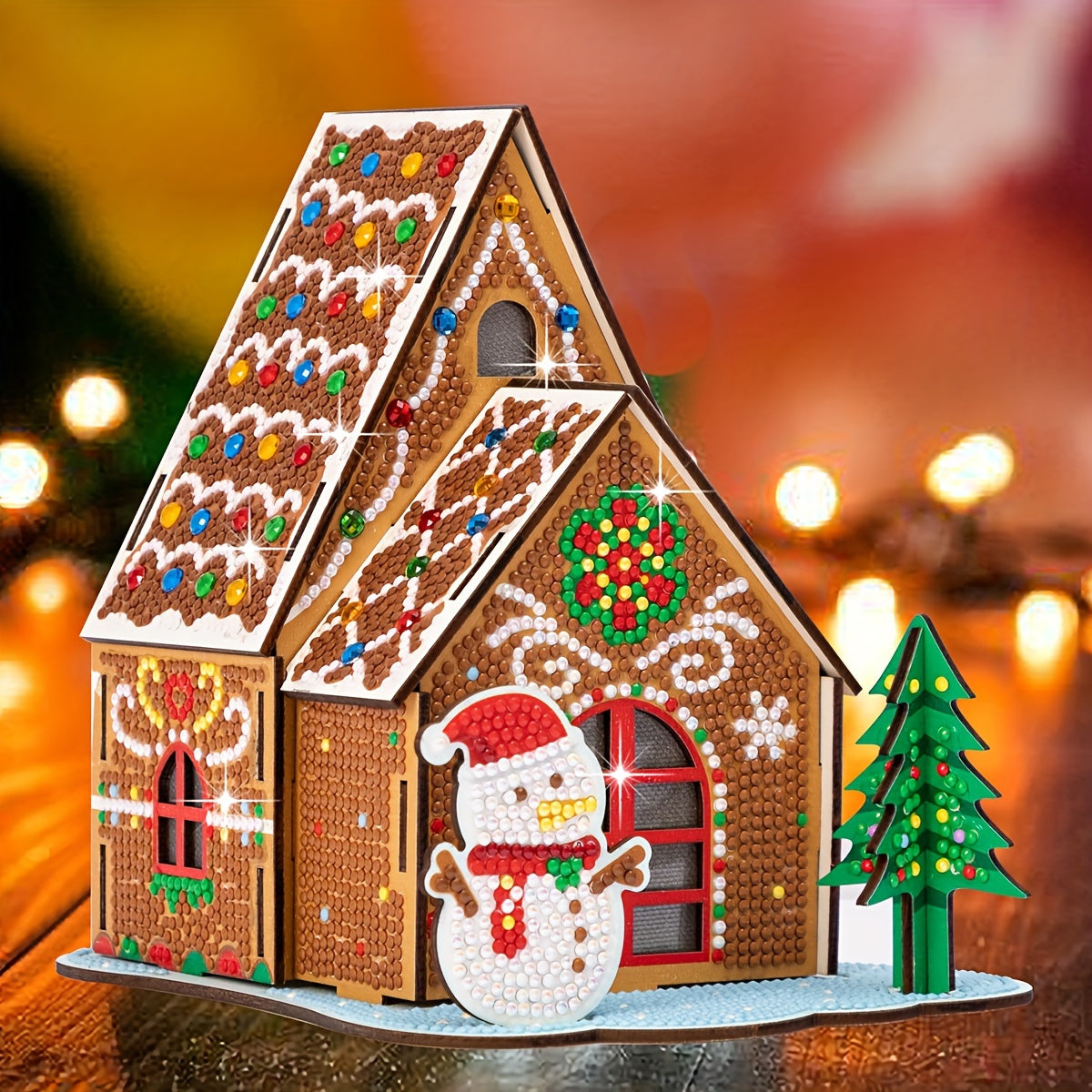 Weihnachtshaus | Bausatz | Diamond Painting