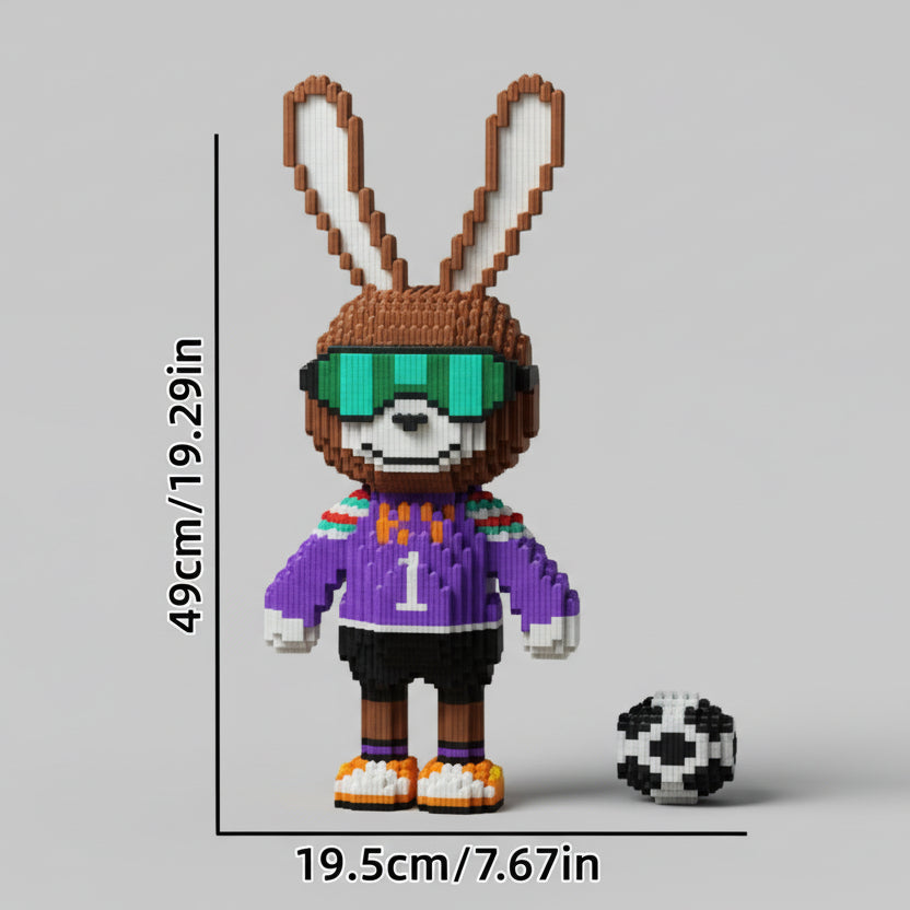 Mega Fußball Hase | Bausteine