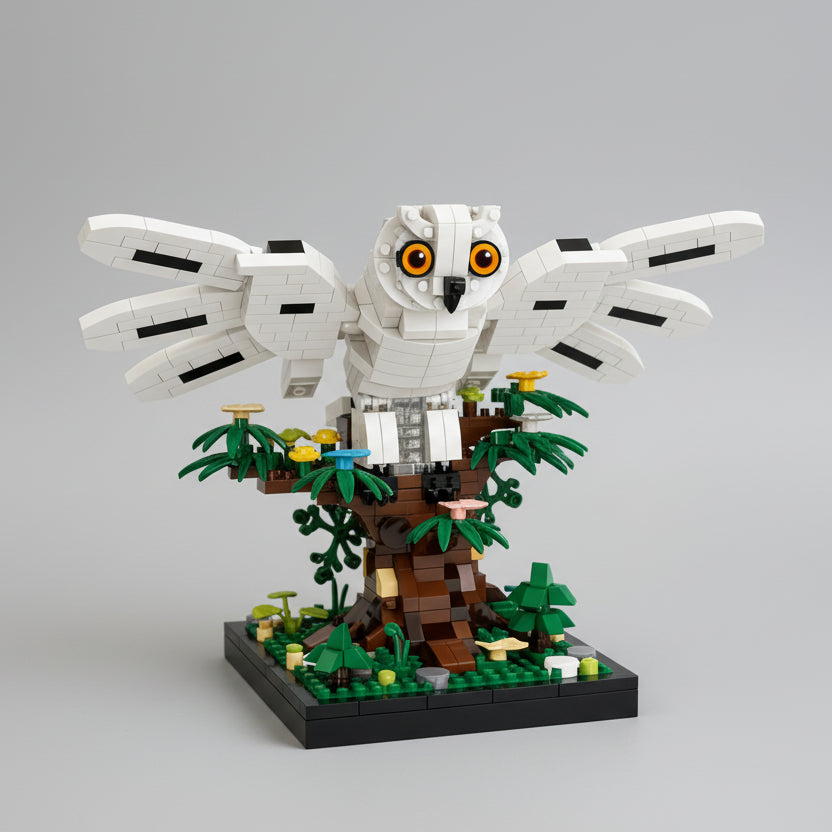 Eule im Baum | Bausteine