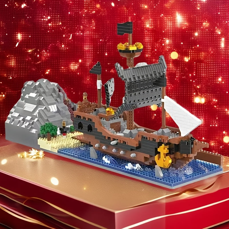 Piratenschiff auf dem Wasser | Bausteine