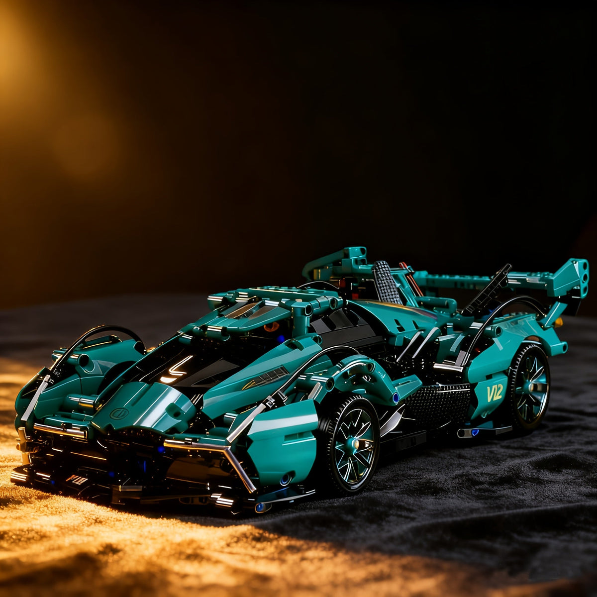 Blauer Supersportwagen | Bausteine