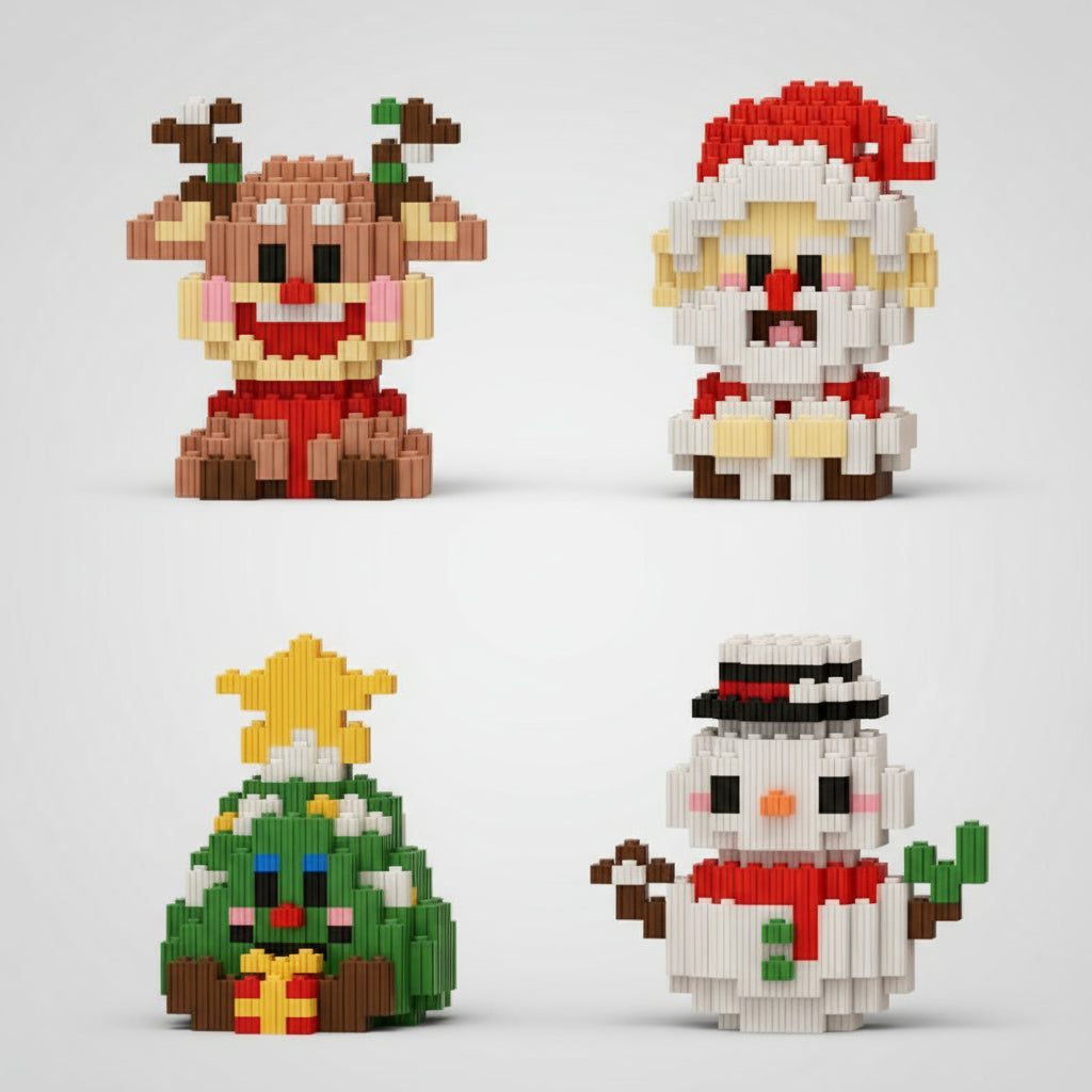 4 Weihnachts-Minis | Bausteine