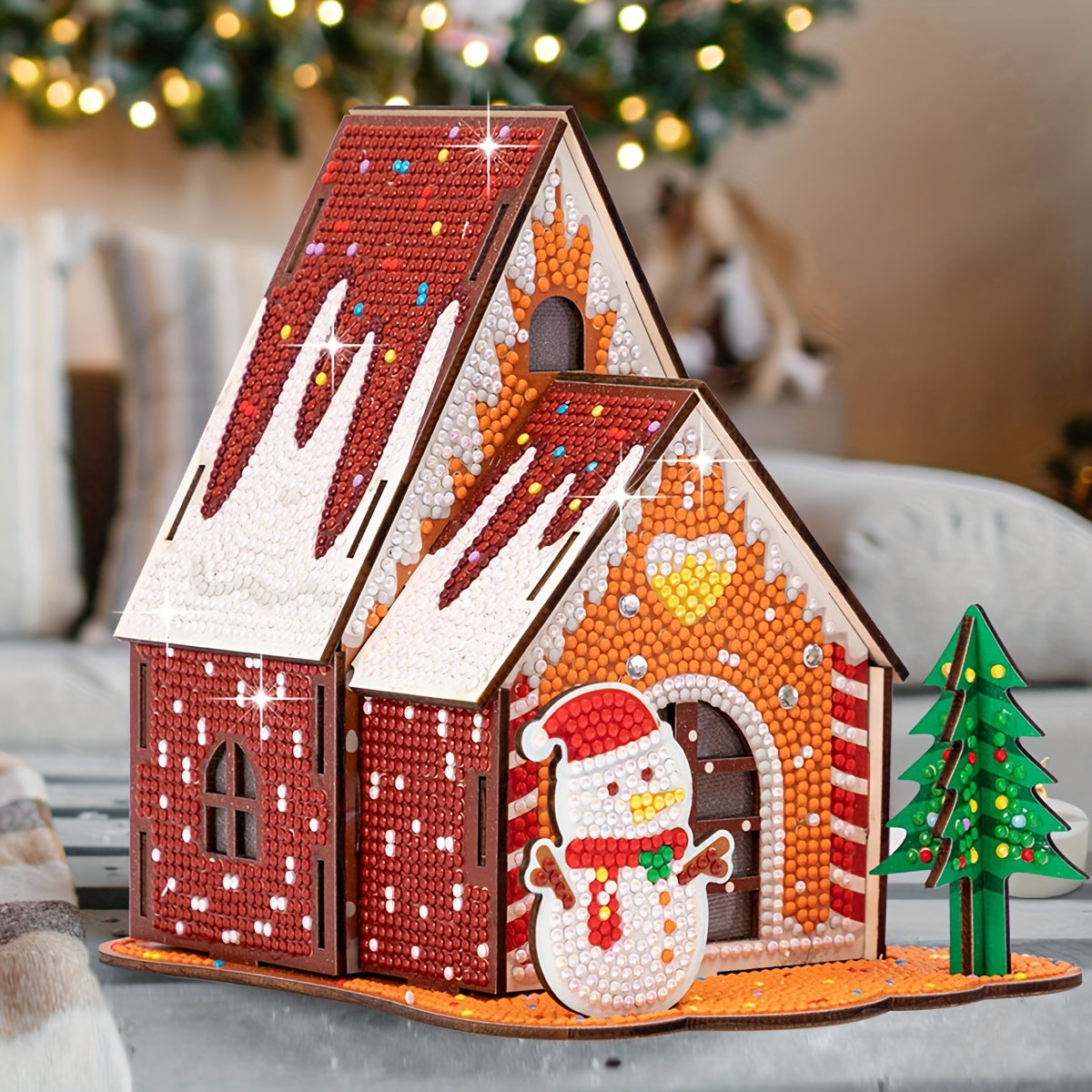Weihnachtshaus | Bausatz | Diamond Painting