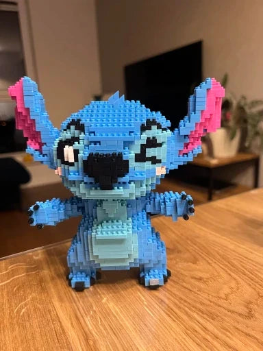 Blaues Wesen mit Augenzwinkern | Bausteine
