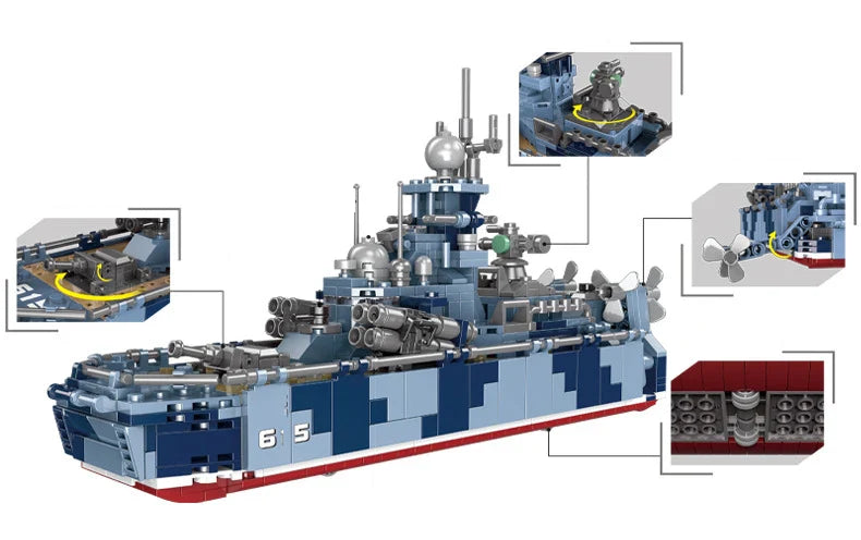 Militärschiff | Bausteine