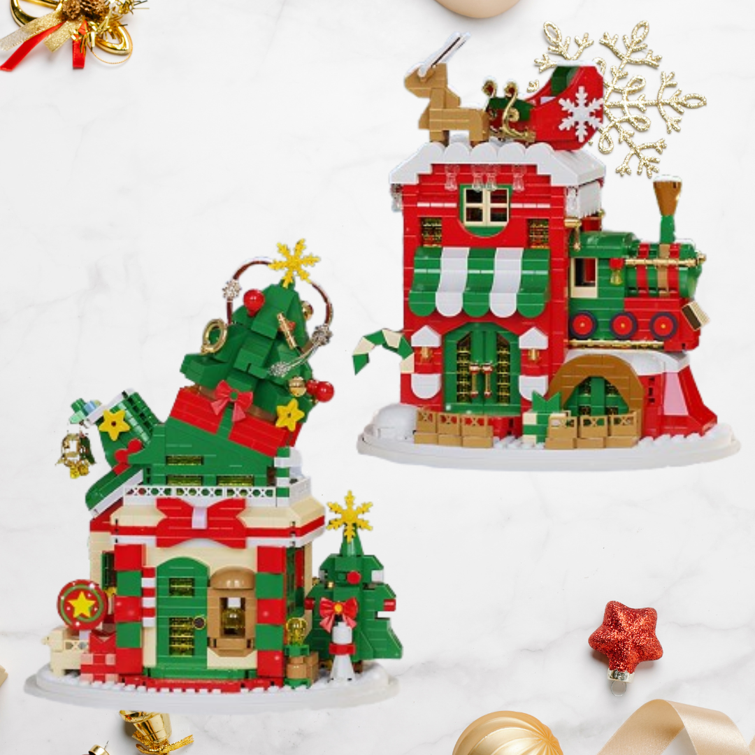 Weihnachtshäuser | Bausteine