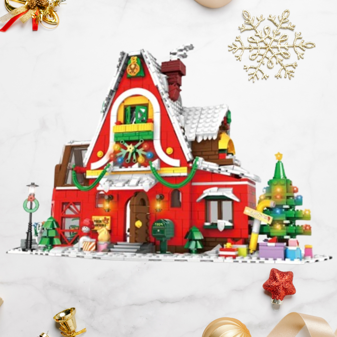 Großes Weihnachtshaus | Bausteine