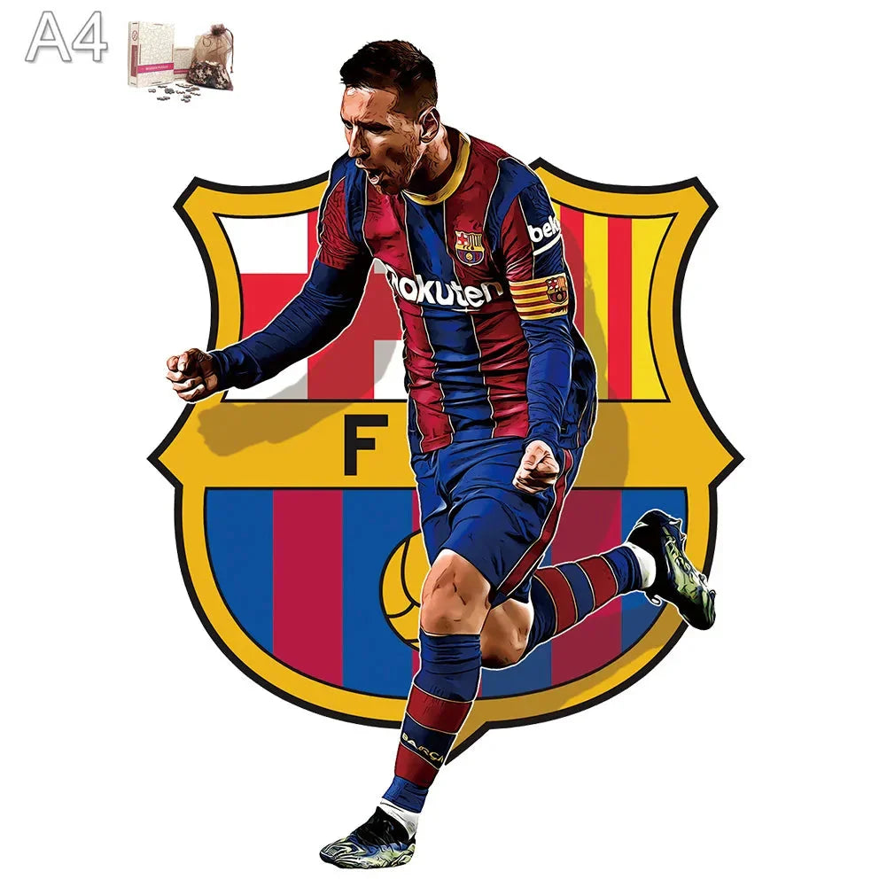 Messi Barcelona | 2D Holzpuzzle