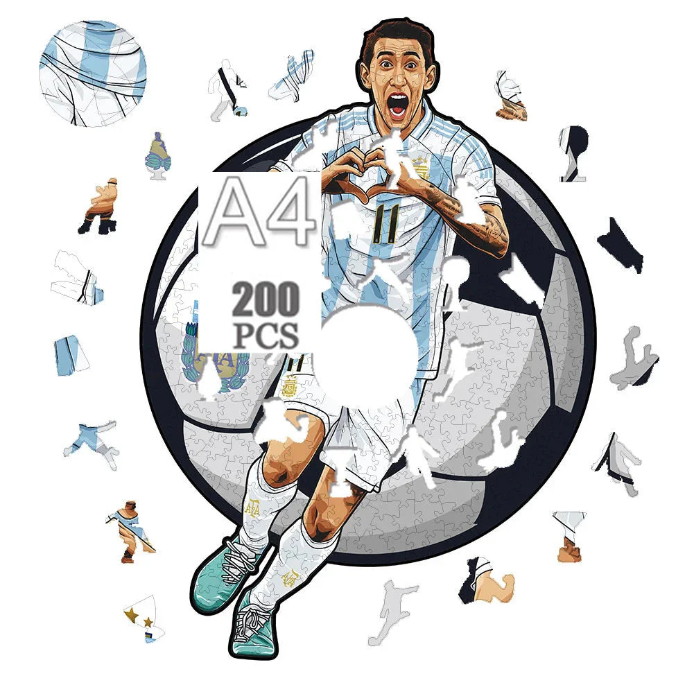 Ángel Di María | 2D Holzpuzzle