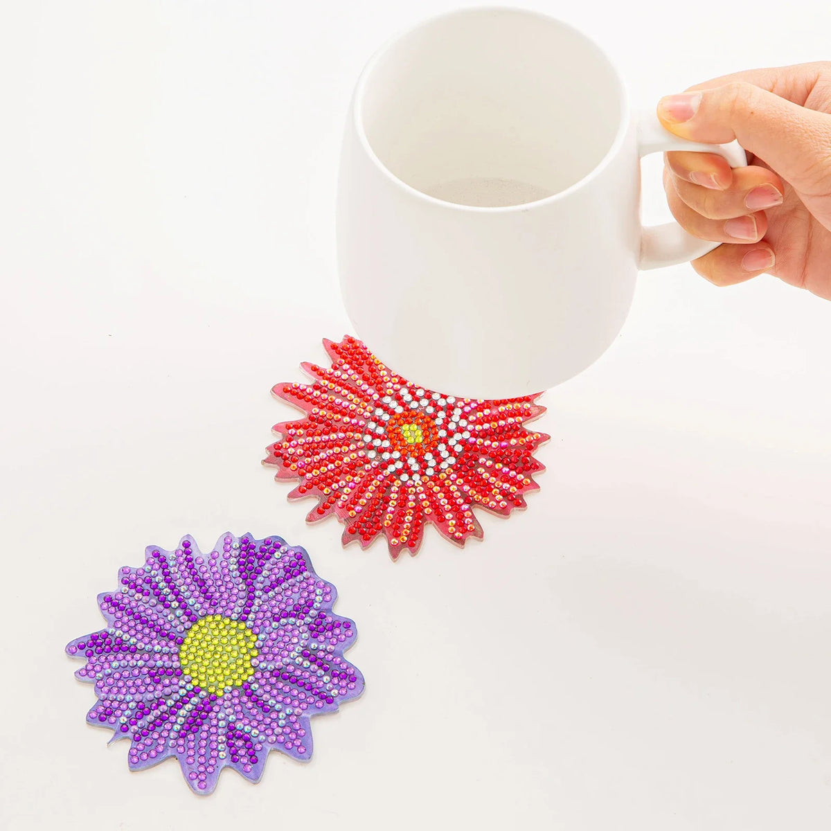 Untersetzer | Blumen | Diamond Painting