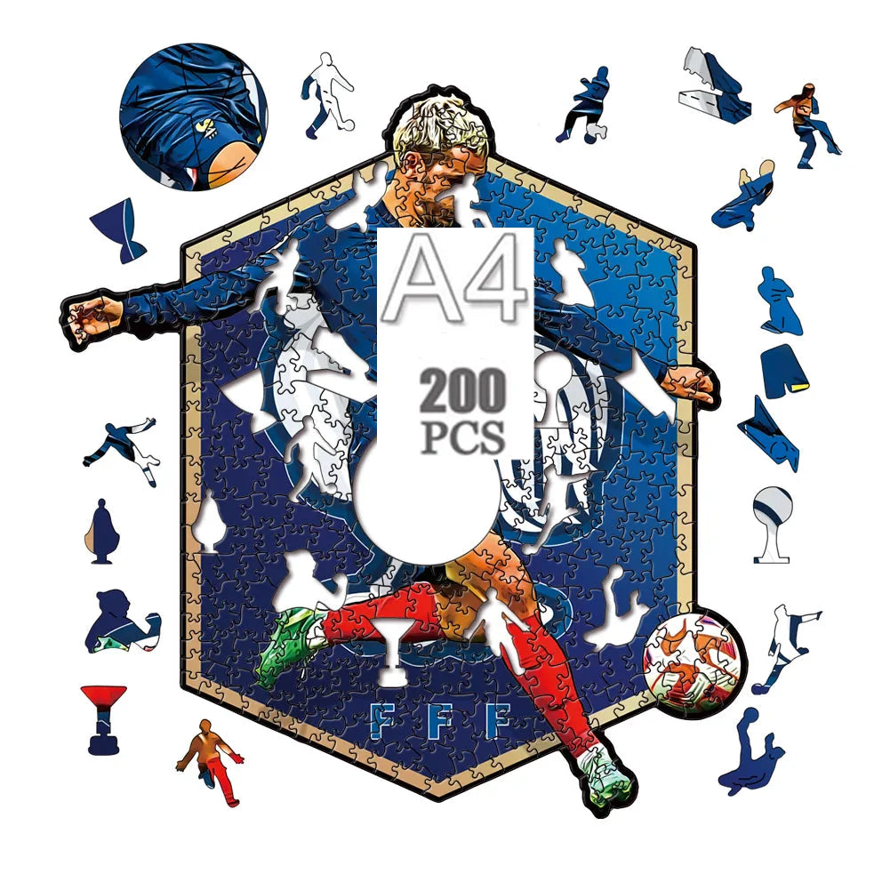 Antoine Griezmann Heimtrikot | 2D Holzpuzzle