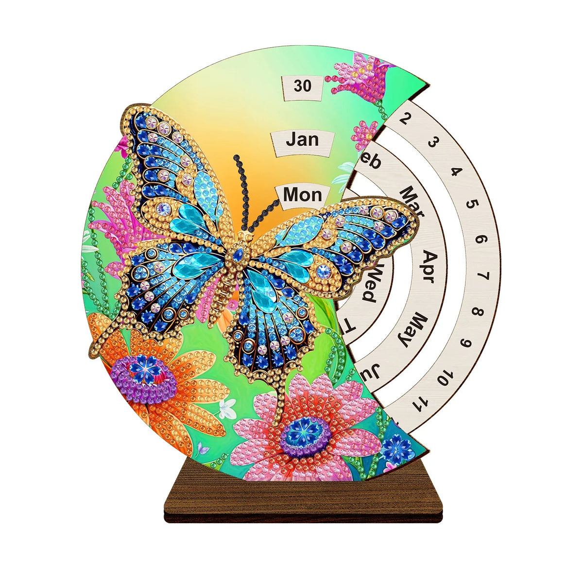Blauer Schmetterling | Kalender | Diamond Painting