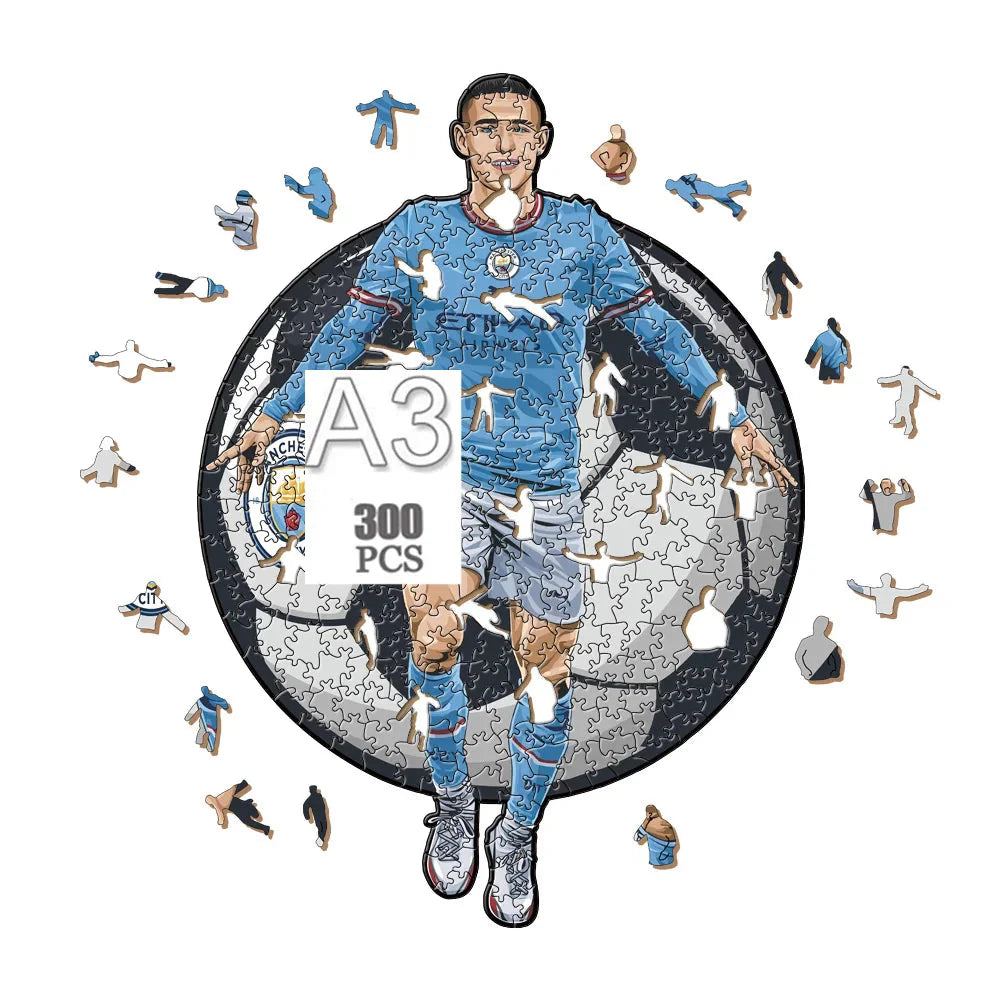 Phil Foden | 2D Holzpuzzle