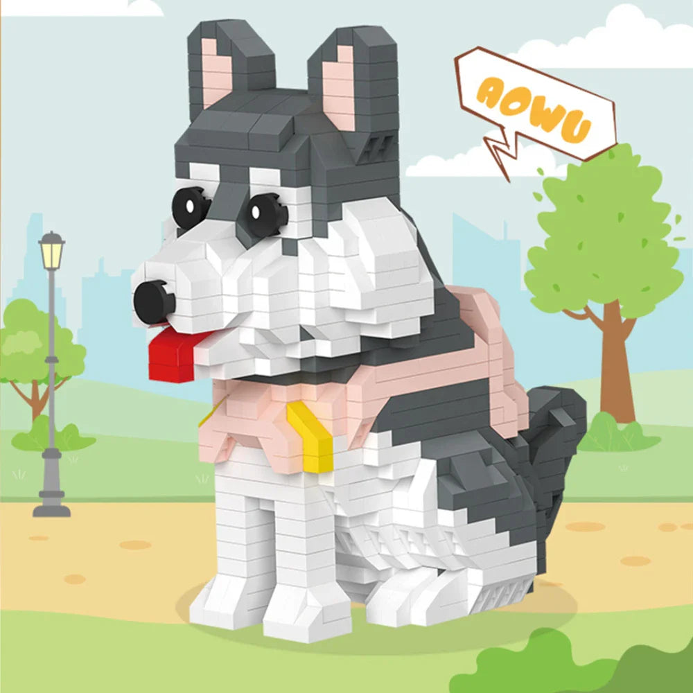 Grauer Husky