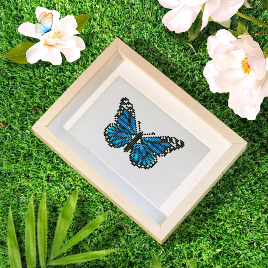 12 Mini Diamond Paintings | Schmetterlinge | Diamond Painting