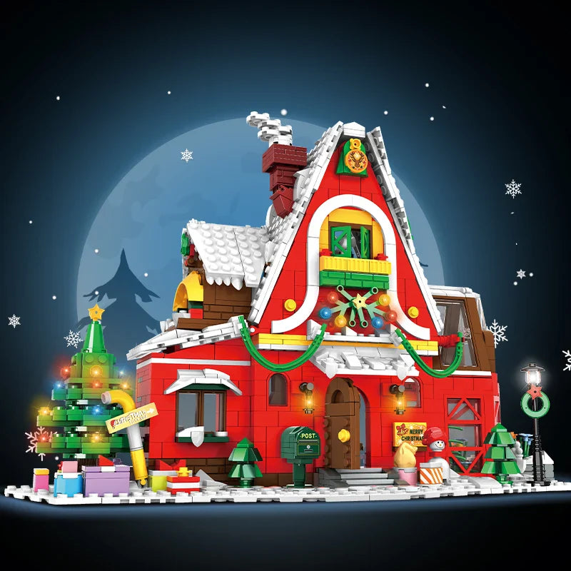 Großes Weihnachtshaus | Bausteine