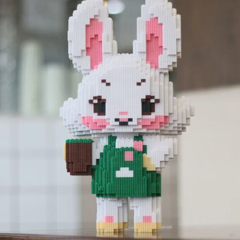 weißes Kaninchen | Bausteine