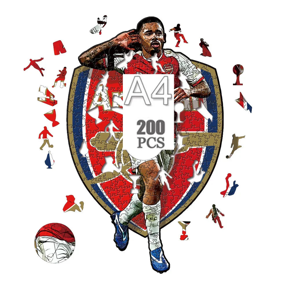Gabriel Jesus | 2D Holzpuzzle