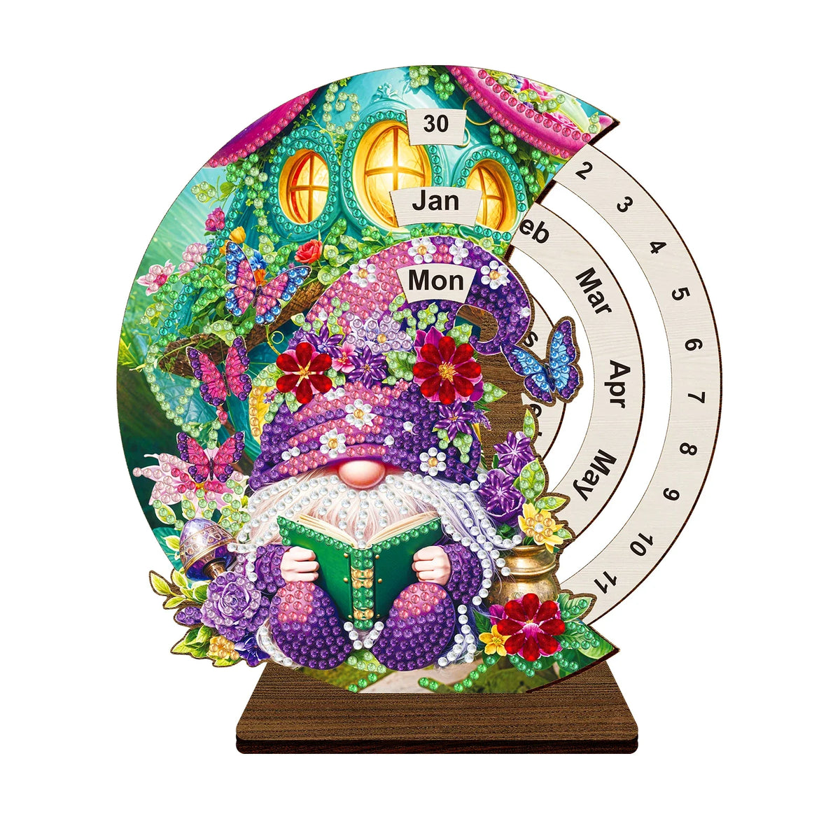 Lila Wichtel | Kalender | Diamond painting
