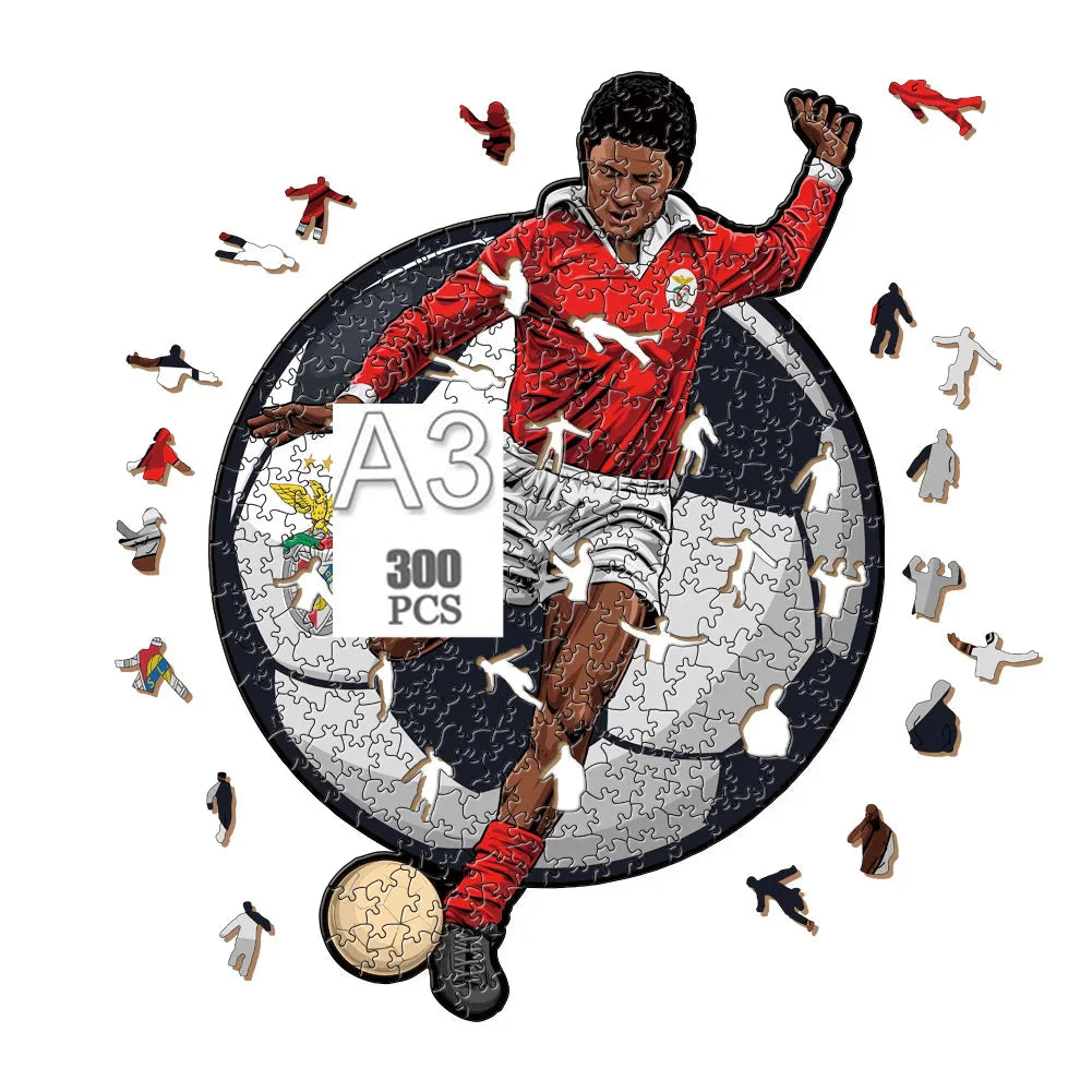 Eusébio | 2D Holzpuzzle