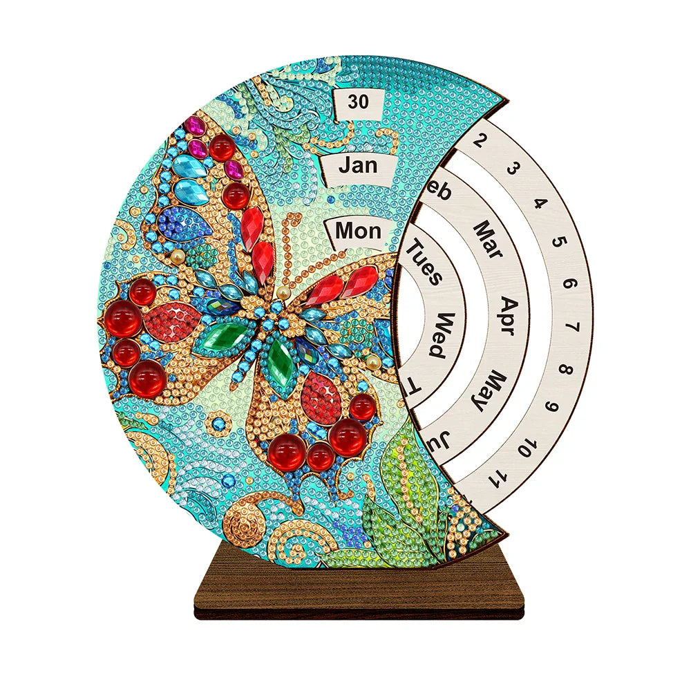 Roter Schmetterling | Kalender | Diamond painting