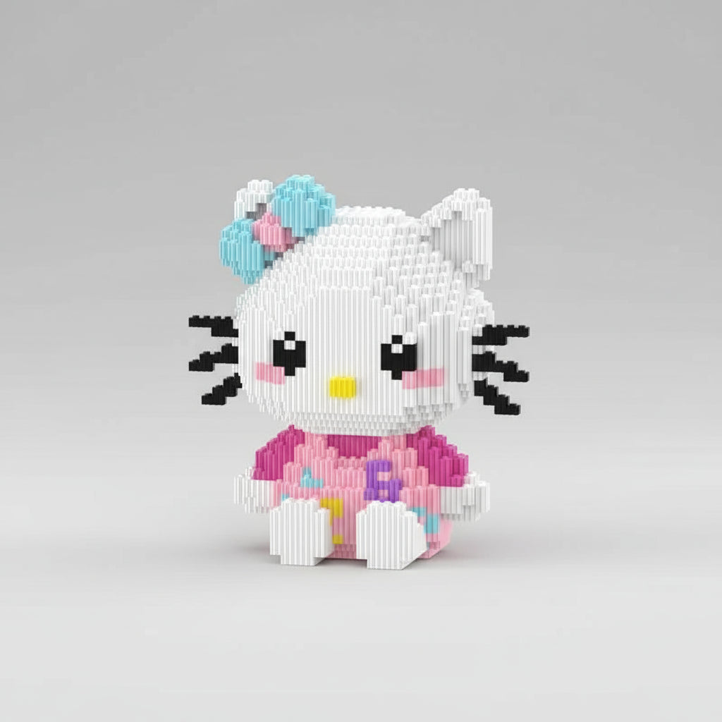 Sitzende Hello Kitty | Bausteine