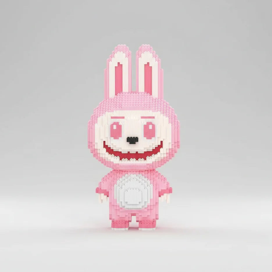 Mega Rosa Labubu | Bausteine