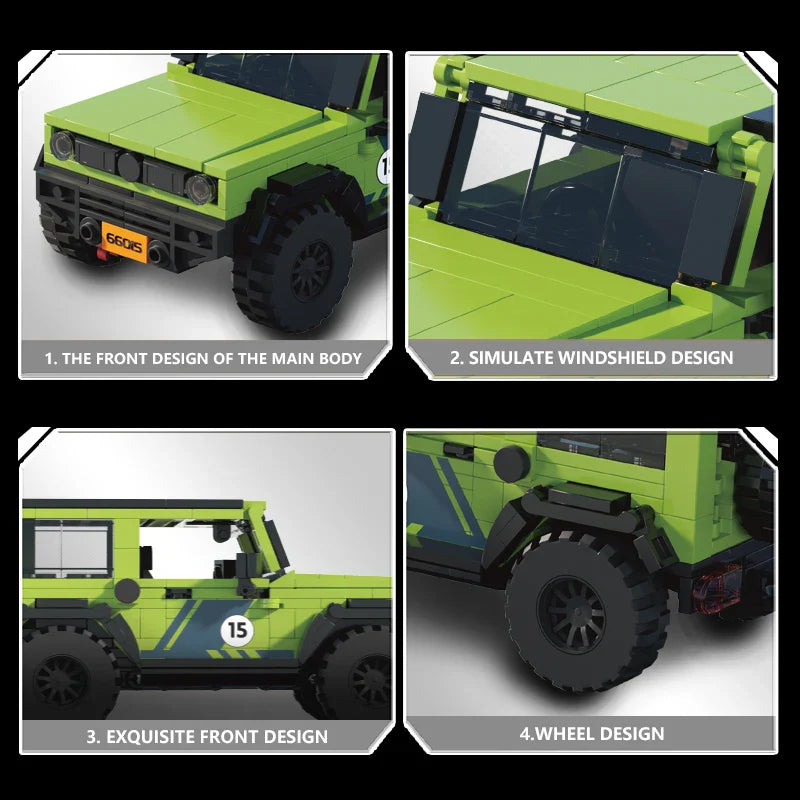 Grünes Rennauto