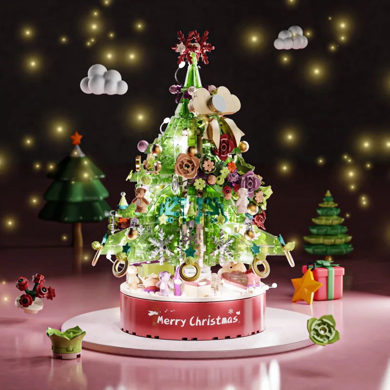 Weihnachtsbaum-Spieluhr | Bausteine