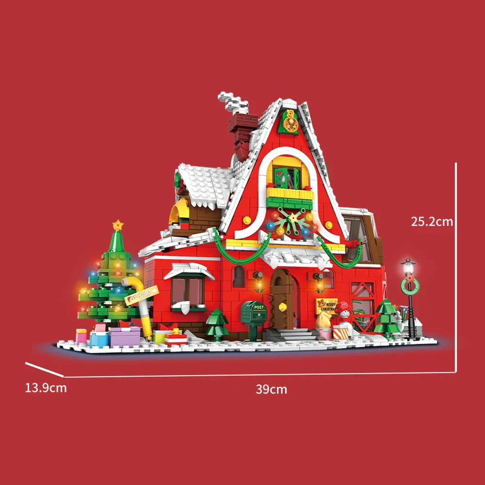 Großes Weihnachtshaus | Bausteine