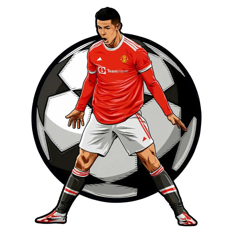 Ronaldo Manchester United | 2D Holzpuzzle