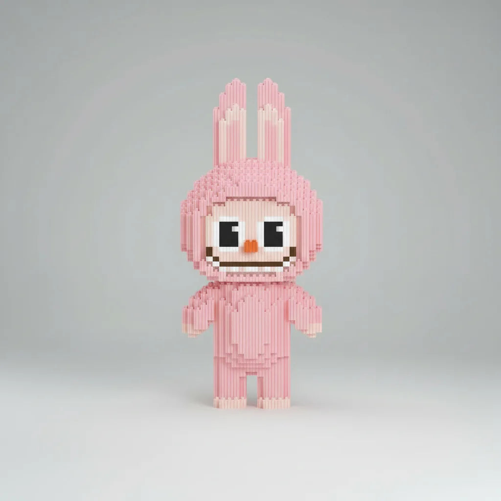 Rosa Labubu | Bausteine