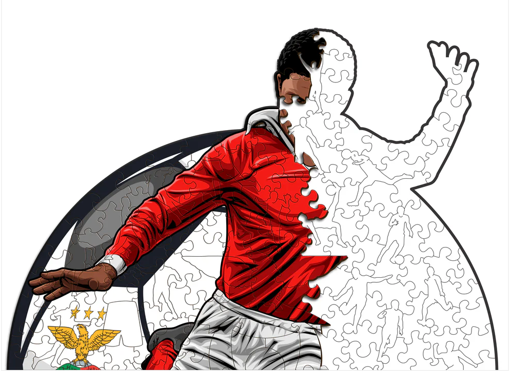 Eusébio | 2D Holzpuzzle