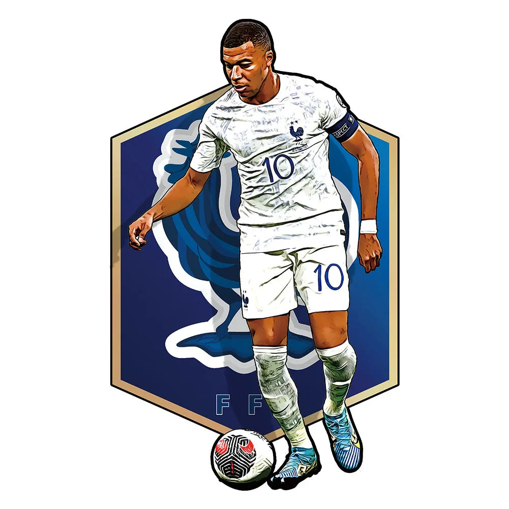 Mbappé Frankreich | 2D Holzpuzzle