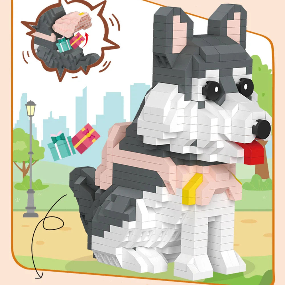 Grauer Husky