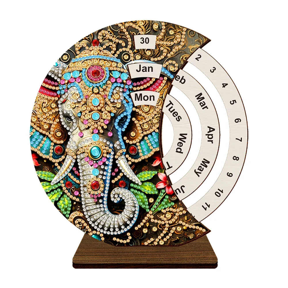 Elefant | Kalender | Diamond painting