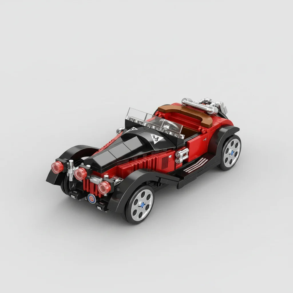 Retro Hot Rod Auto | Bausteine