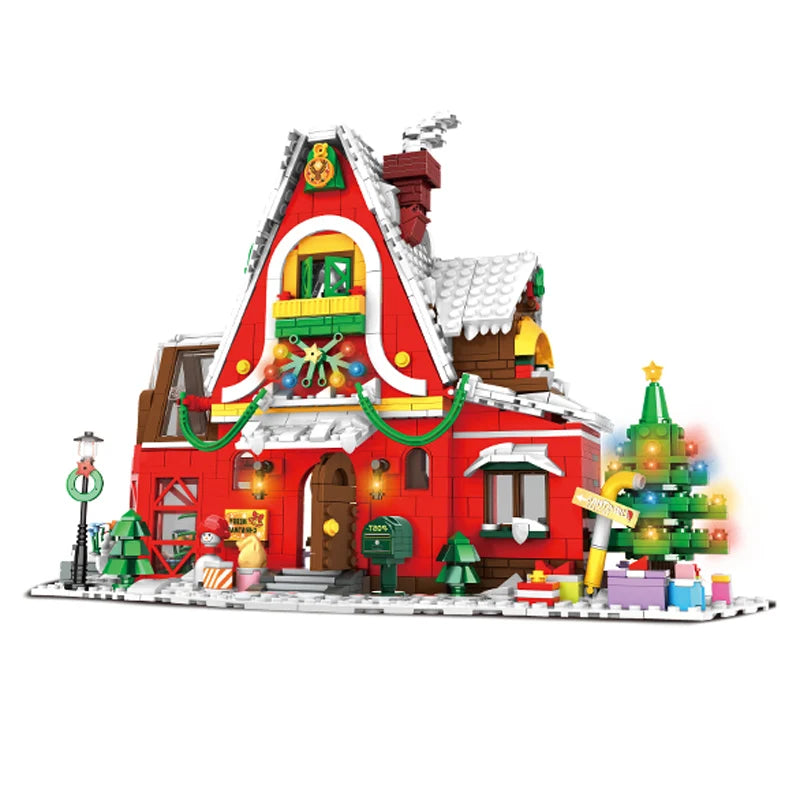 Großes Weihnachtshaus | Bausteine