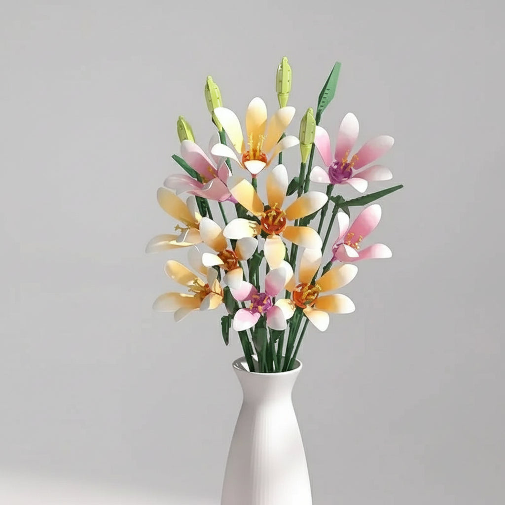 Farbige Lilien | Bausteine