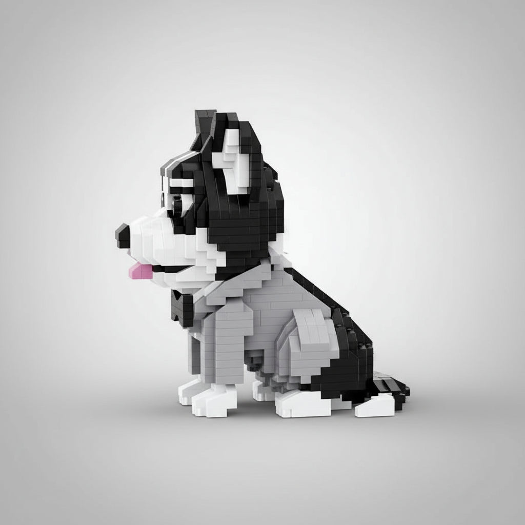 Niedlicher Husky | Bausteine