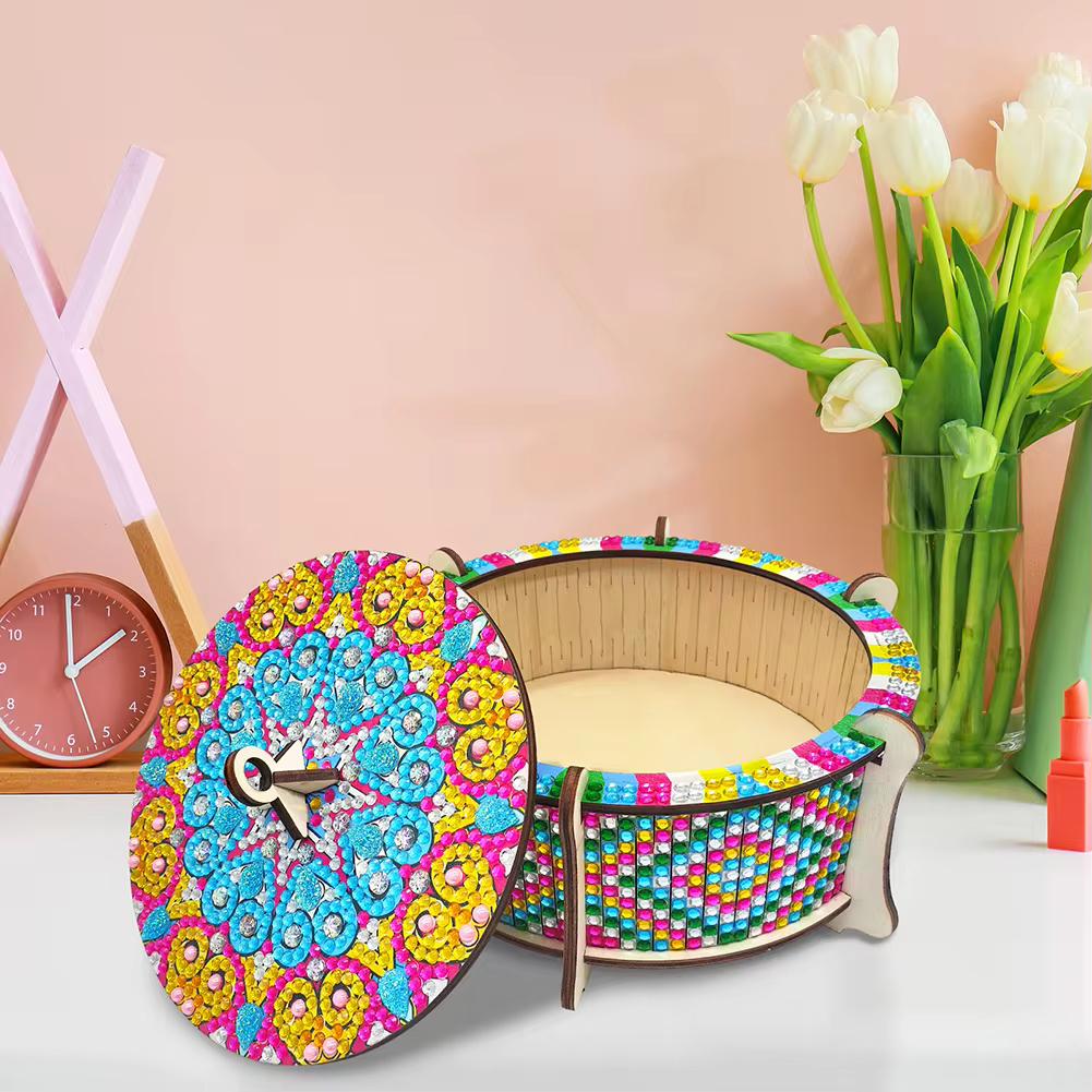 Mandala Holzkiste | Diamond Painting