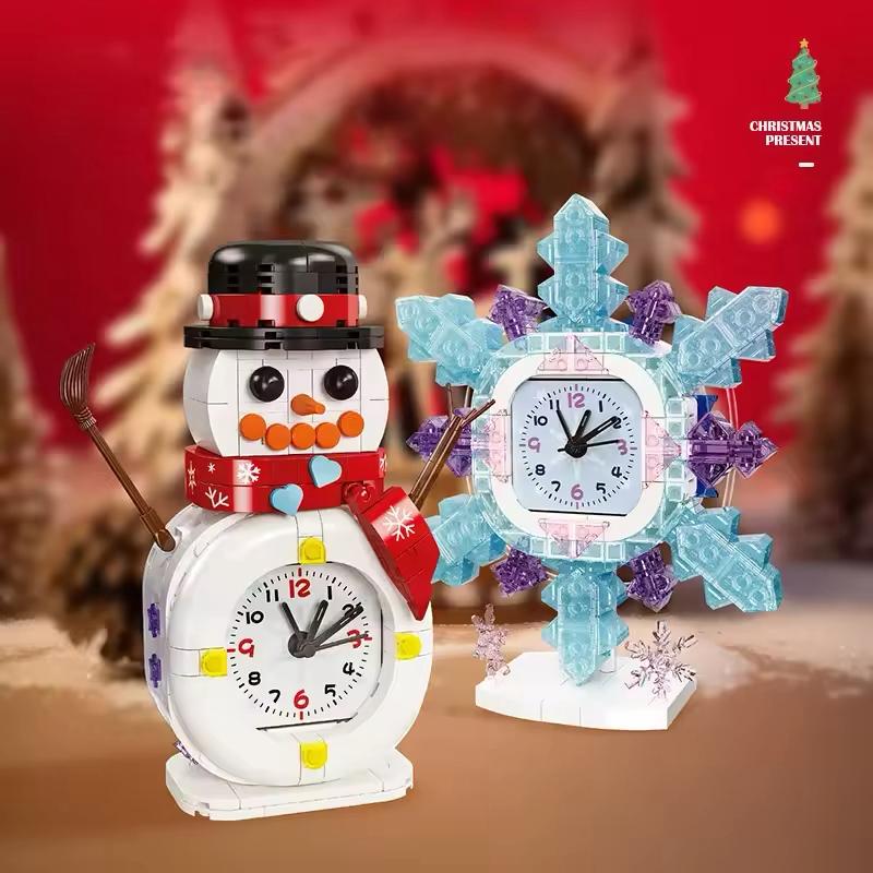 Schneeflocken-Uhr | Bausteine