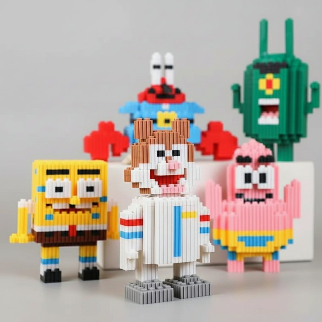 Mini-Schwamm-Familie | Bausteine