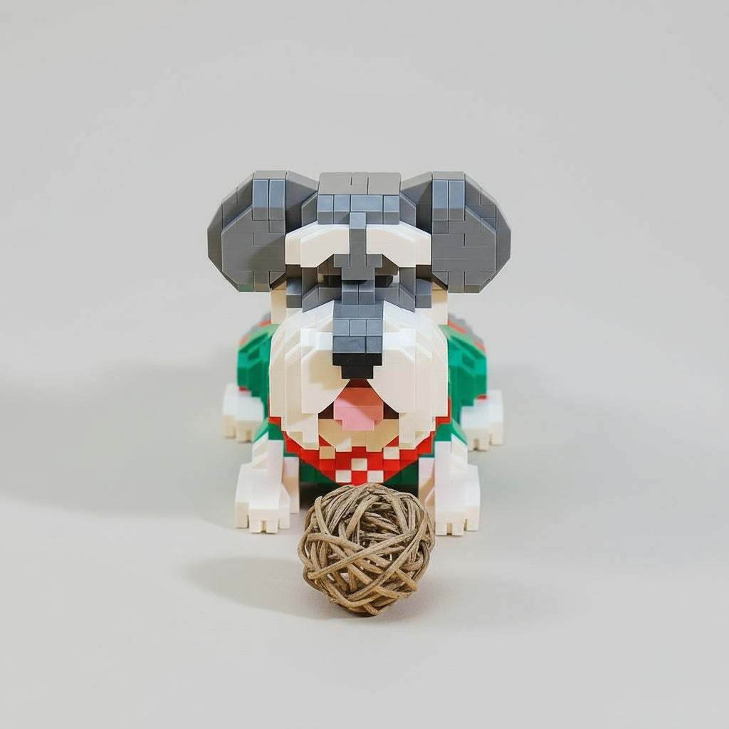 Niedlicher Schnauzer | Bausteine