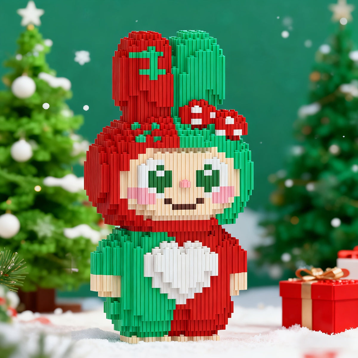 Niedliche Weihnachtsfigur | Bausteine