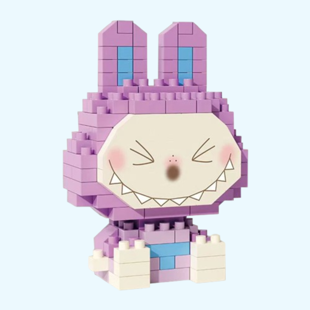 Mini Lila Labubu | Bausteine