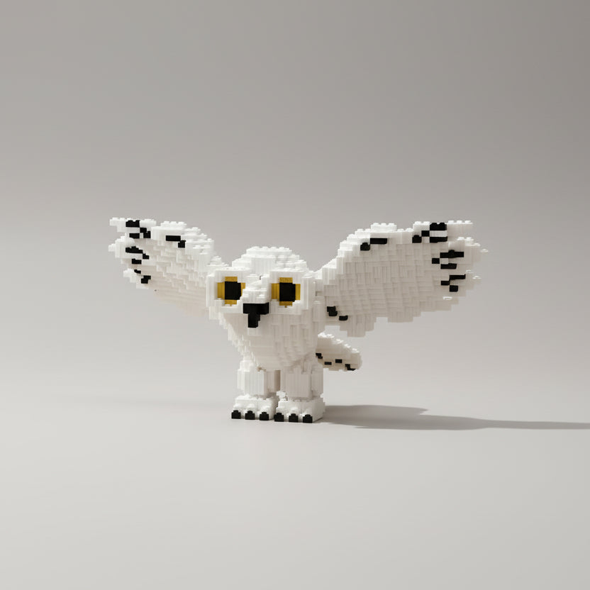 Fliegende Weiße Eule | Bausteine