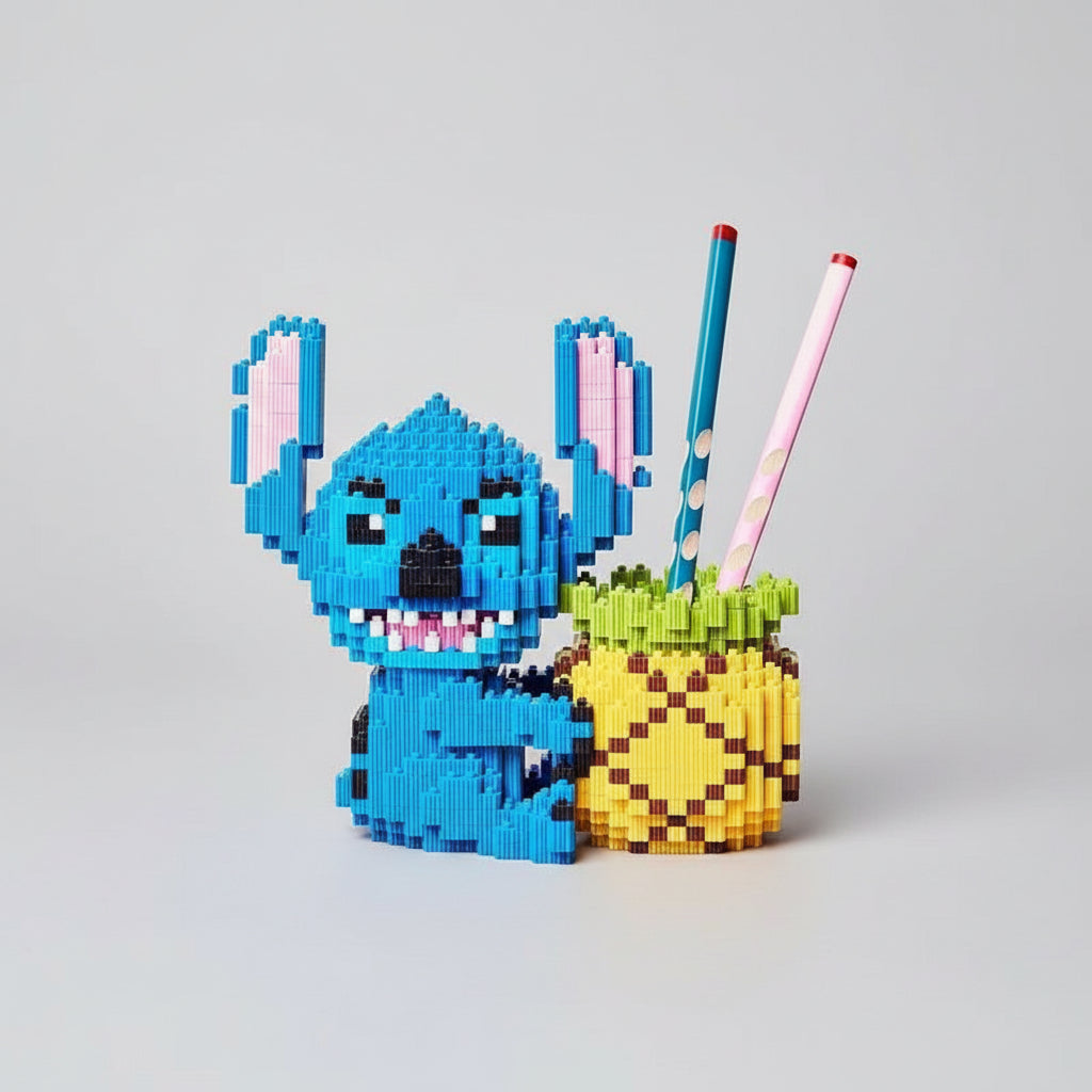 Blaues Wesen mit Ananas | Bausteine
