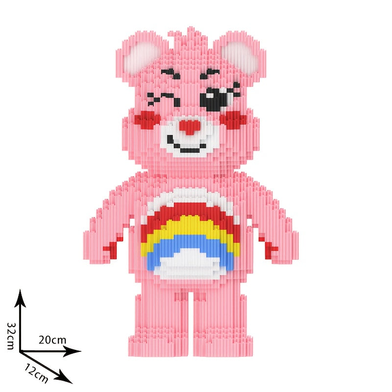 Rosa Regenbogen-Bär | Bausteine