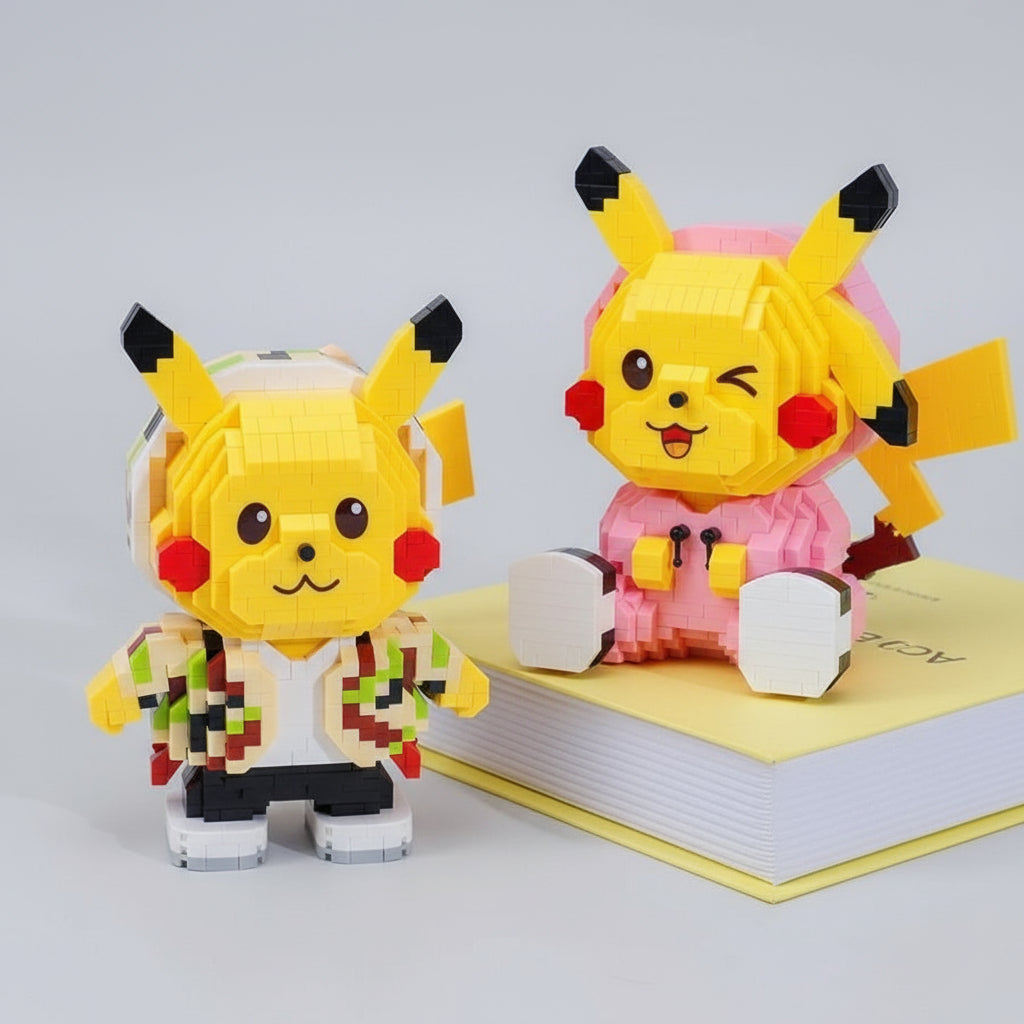 Cooles gelbes Blitzmonster | Bausteine